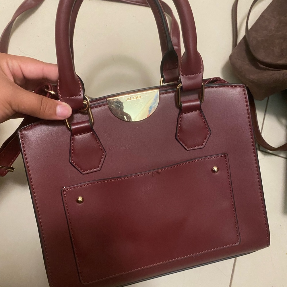 ALDO - small maroon purse